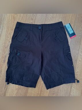 Style & Co. Brown Women's Cargo Shorts with Multiple Pockets